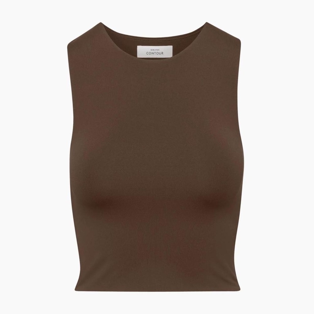 Aritzia Contour Muscle Tank | Shade Coffee Brown |Medium